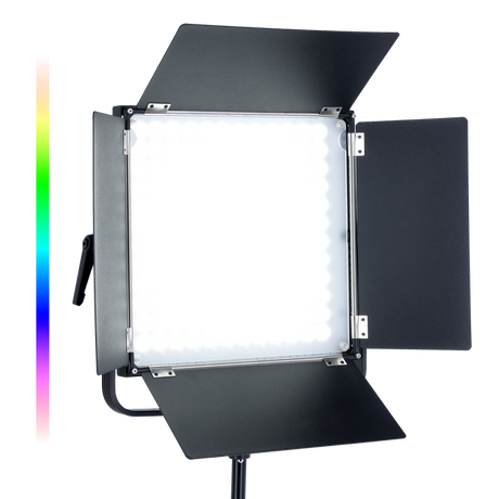 Bundle 2x VIBE Panel 900 RGB Pixel Pro + 2x VIBE 900 Softbox + 2x professional lamp tripod 285 cm