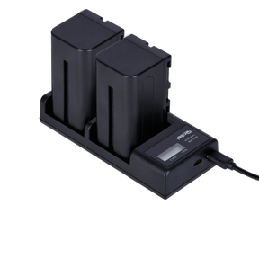 Battery charger for NP-F batteries