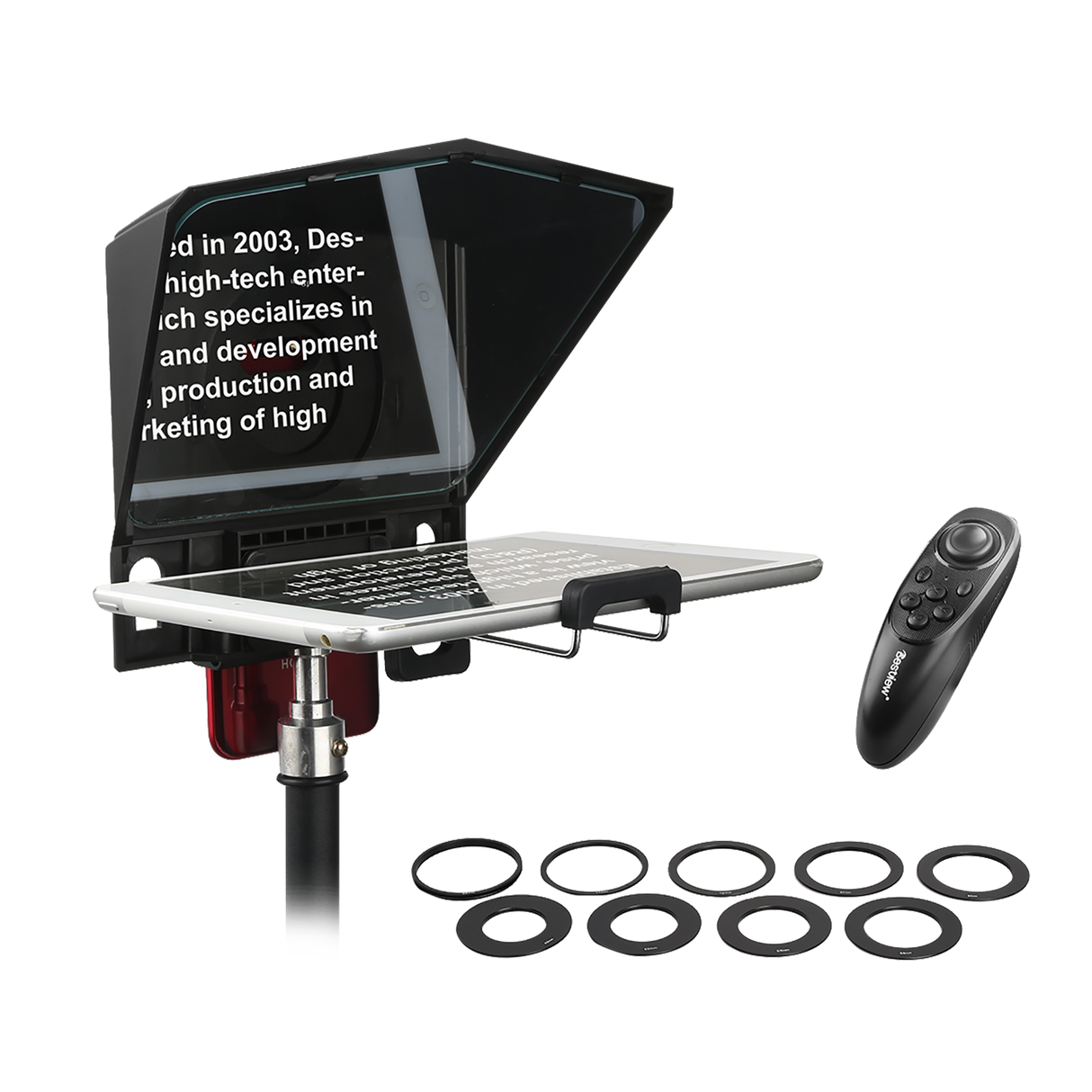 Desview T2 - Teleprompter for 8"Smartphones & Tablets