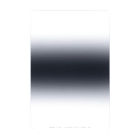 Rollei Filter F:X Pro Center GND8 Rechteckfilter - Grauverlaufsfilter 100 mm