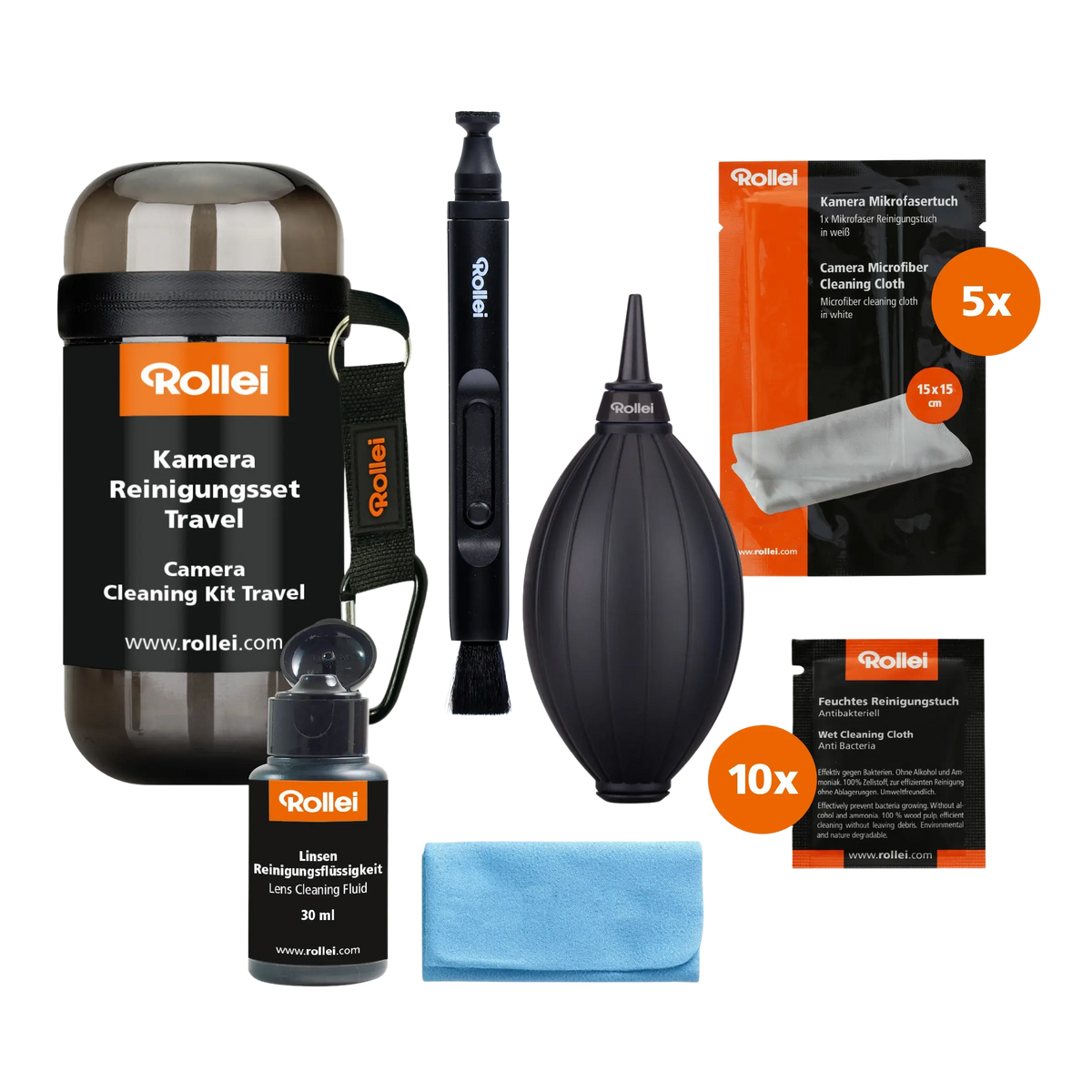 Rollei Kamera Zubehör Kamera Reinigungsset Travel